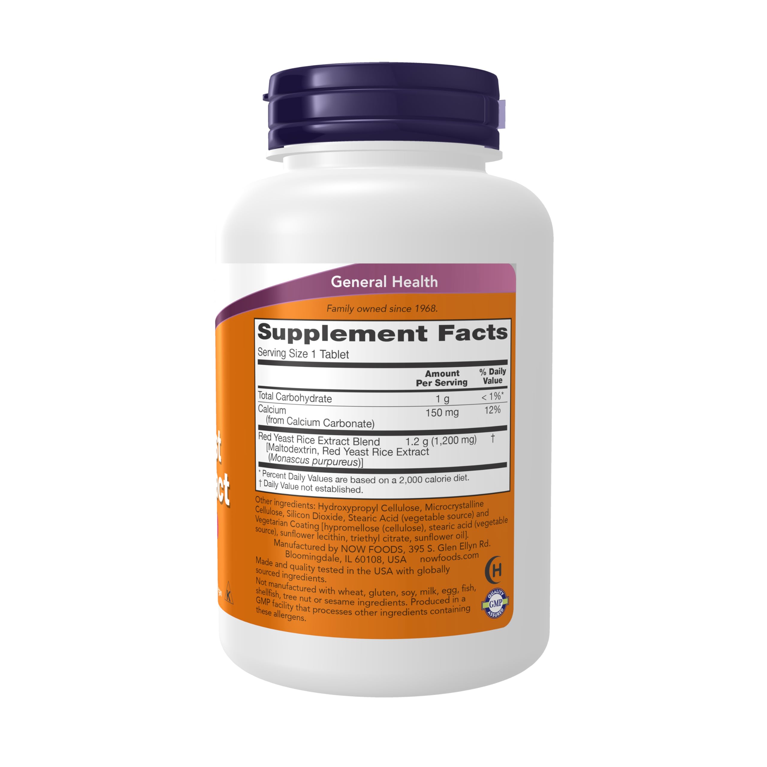 Now Supplements, Red Yeast Rice 1,200 mg, Nutritional Support, 120 Tablets — Amazon image 2
