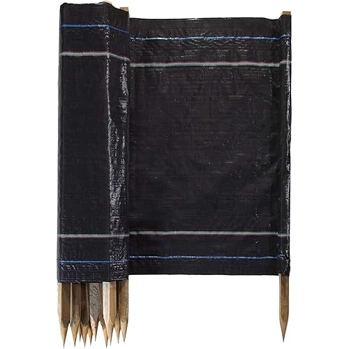 "Mutual Industries Silt Fence, 36"" X 100'", Blue