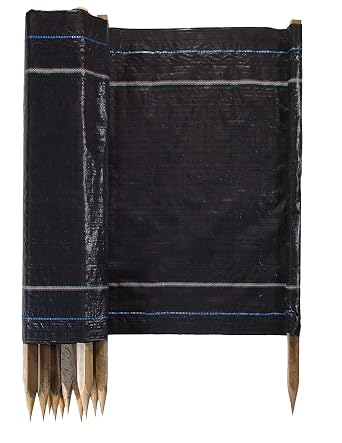 Mutual Industries Silt Fence, 36 X 100, Blue