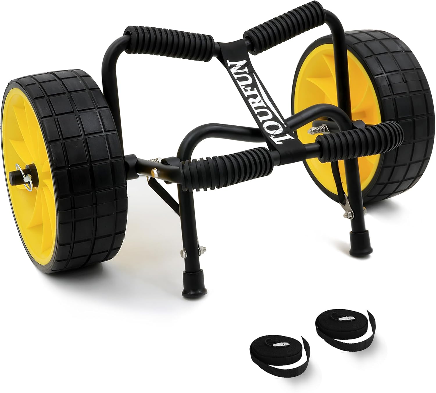 Kayak Cart, Paddle Board Cart Kayak Trolley Canoe Dolly SUP Carrier with Airless Tires