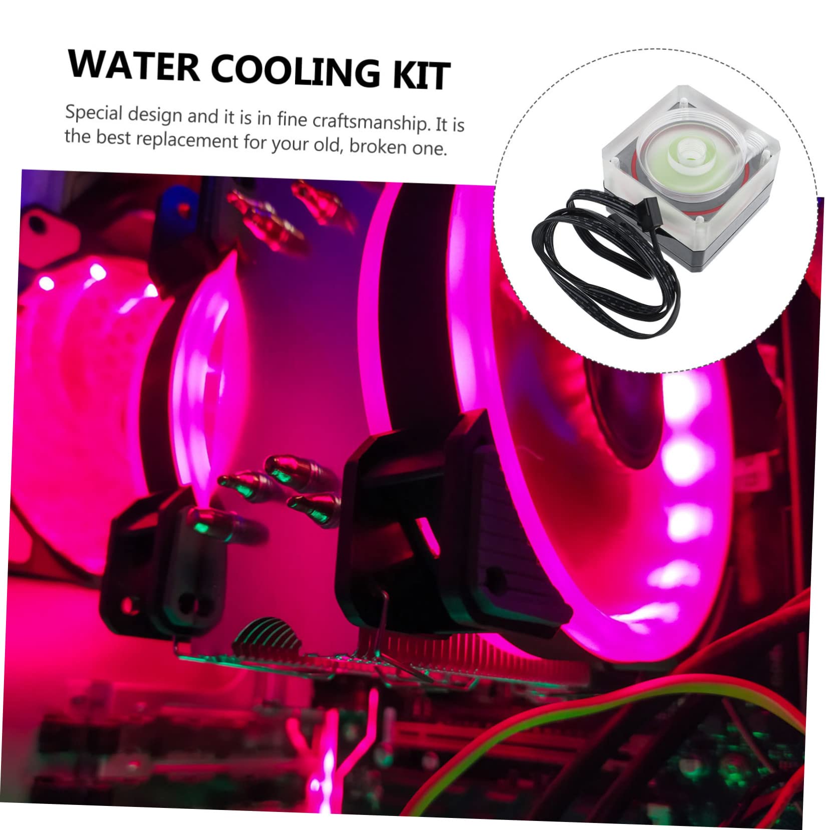 Artibetter Kit Raffreddamento Liquido Cpu Con Pompa Dissipatore Compatto Per Computer Design Professionale e Facile Installazione Per Appassionati