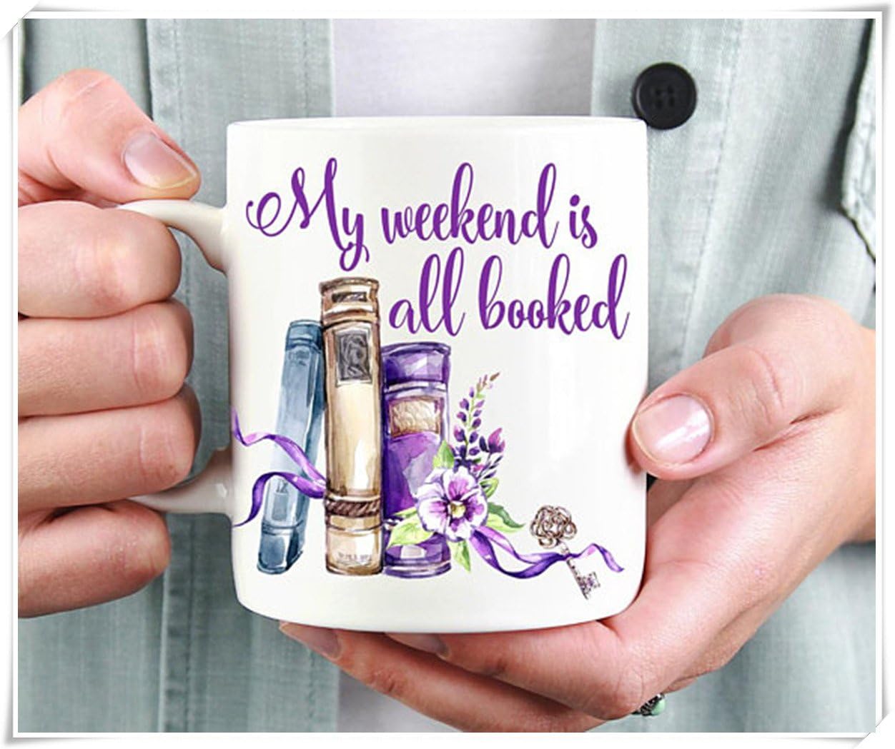 ExtraOrdinaryMugs 11oz Ceramic Coffee Mug, White, Funny Book Lover Gift, Novelty Mug, 11oz Capacity