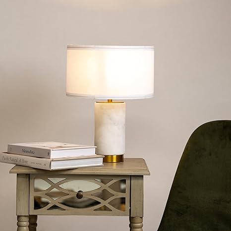Ozarke Ozarke Modern USB Table Lamp - Mid Century Bedside Desk Light with Charging Port for Bedroom Nightstand, Living Room, Dining & Home Office, ETL Listed A19 Bulb Included - Warm 3000K