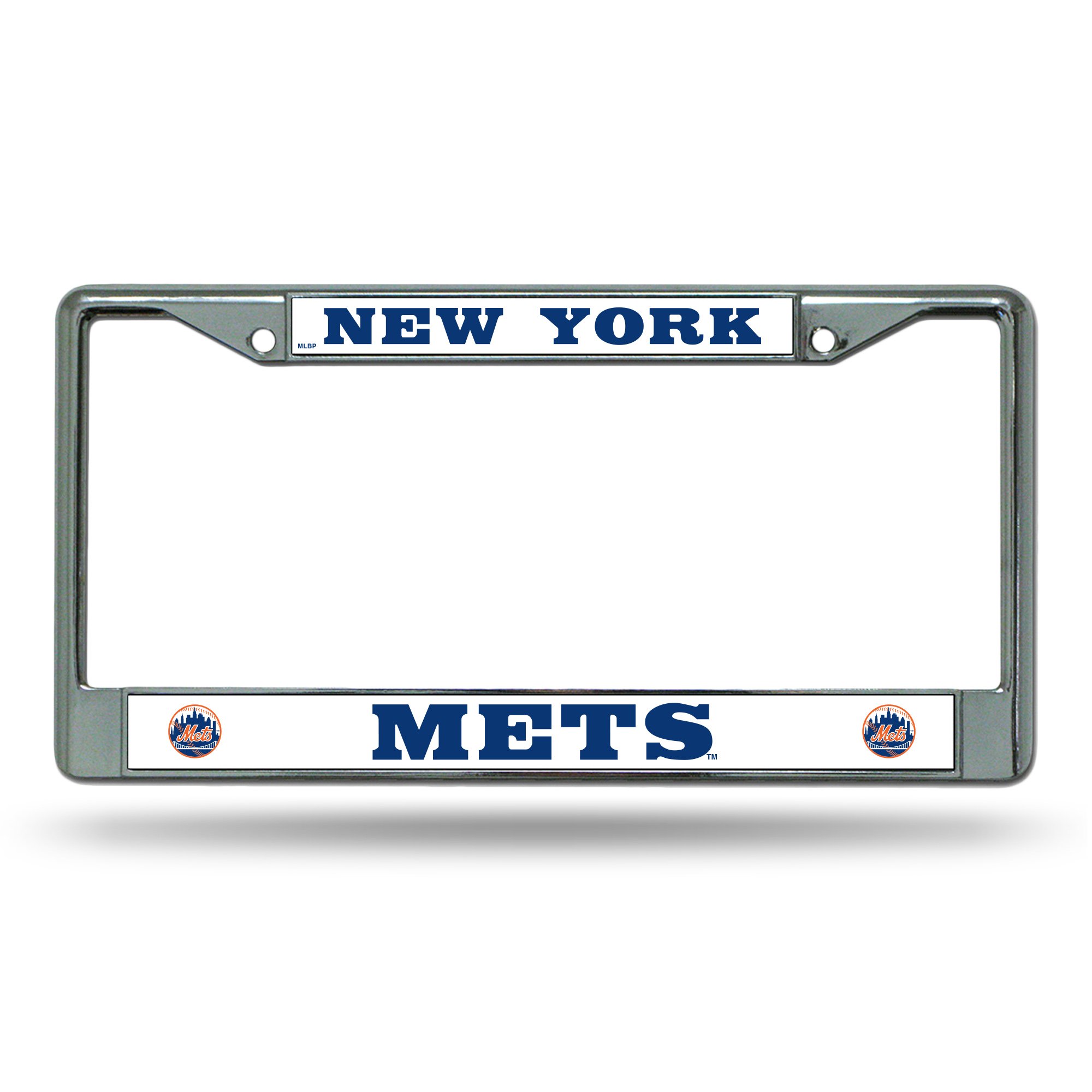 Rico Industries FC5810 MLB New York Mets Chrome License Plate Frame