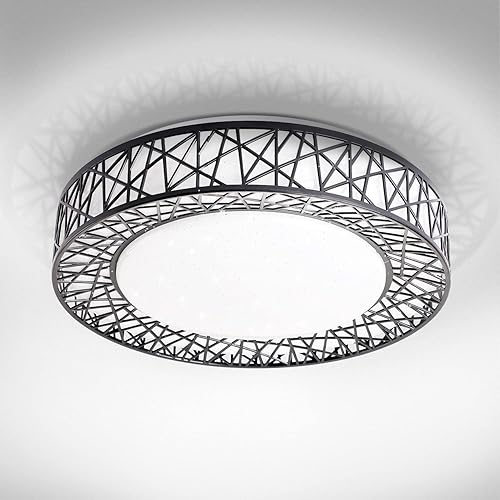 Miniatura 30 de ASD Lámpara de techo de montaje empotrado LED de 30 cm para dormitorio, 20W 1113LM 5CCT 2700K-5000K, luces regulables Triac, para comedor, sala de