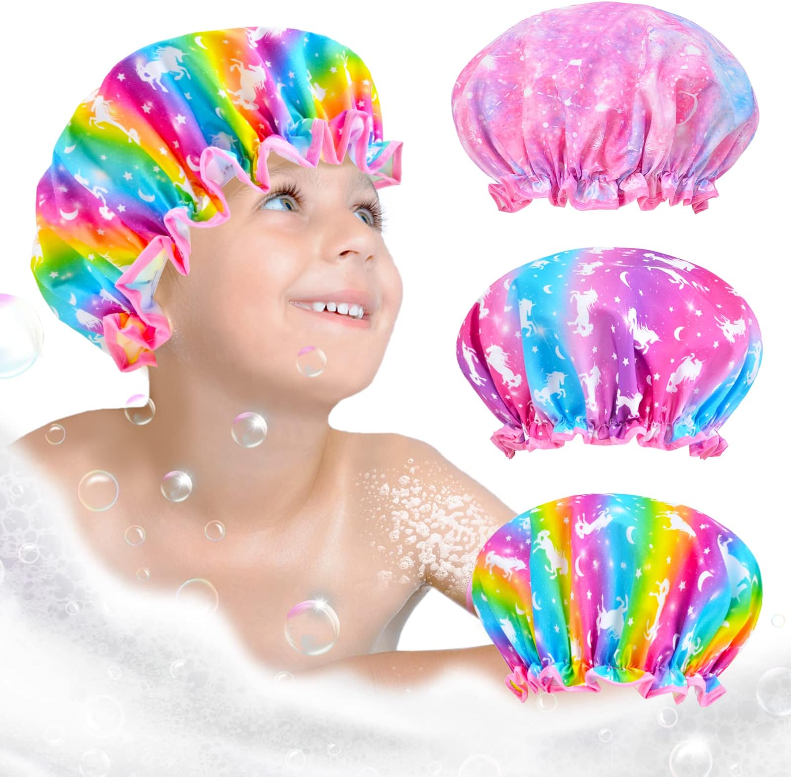 DS. DISTINCTIVE STYLE Shower Cap Shark Kids Shape Shower
