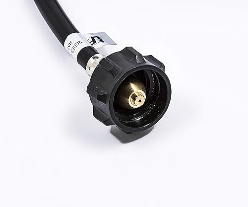 Miniatura 4 de LS'BABQ Manguera adaptadora de propano de 3 pies, convertidor de 1 libra a 20 libras y regulador de gas para Blackstone de 17 pulgadas, 22 pulgadas,