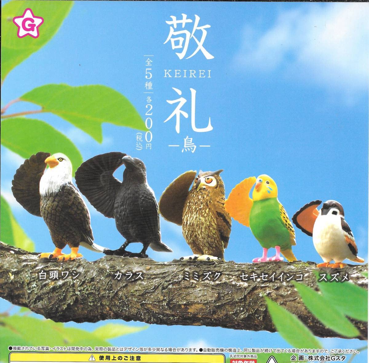 鳥類　2冊セット Amazon.co.jp: 》敬礼 -鳥-【全5種フルコンプセット】 ～ 未 白頭ワシ
