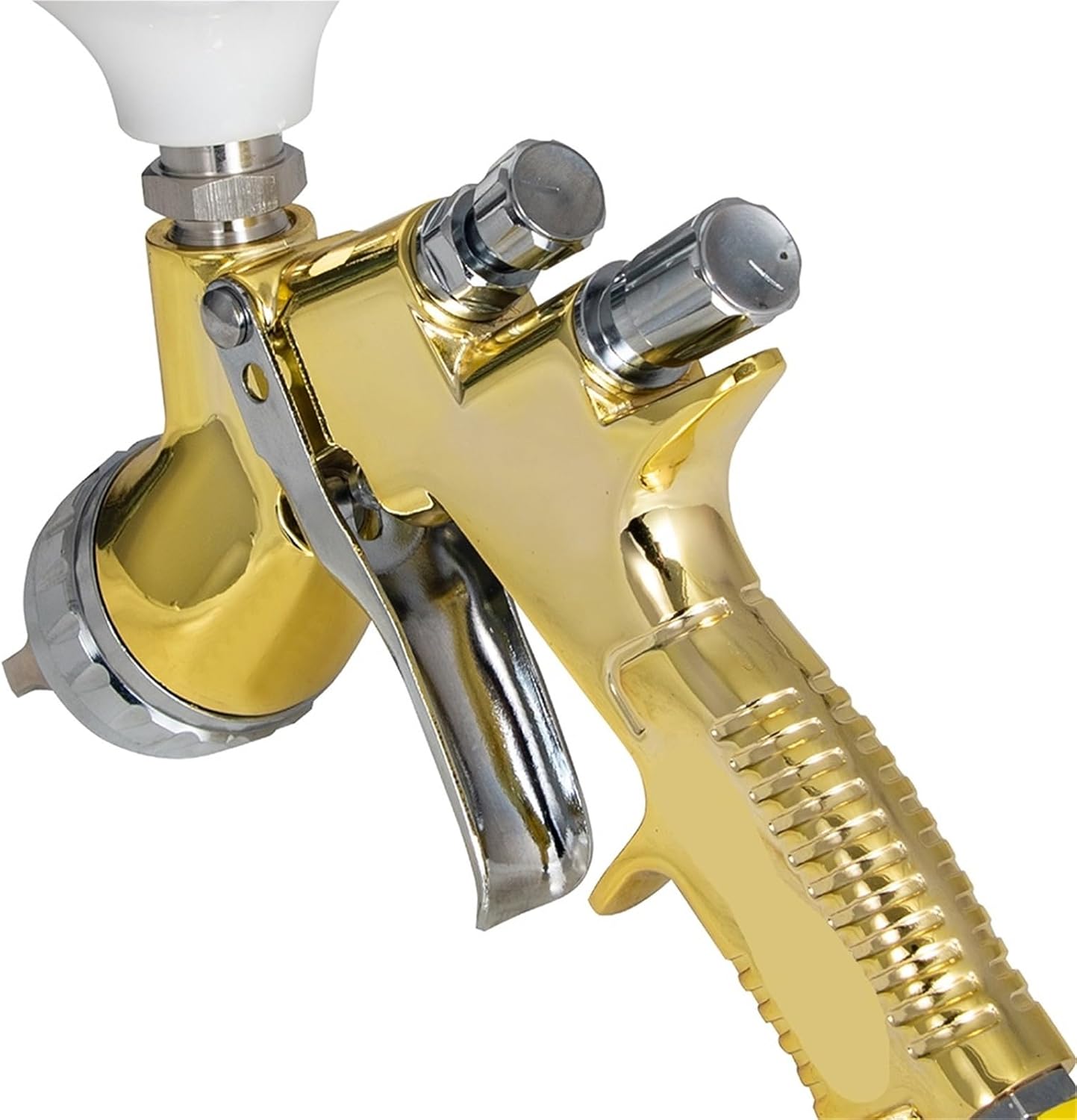 1pc 1.3mm 1.8mm Pneumatic Paint Spray Furniture Automotive Leather Refinish Varnish Application Spray Tools Cup 600ml(Red,EU Plug)