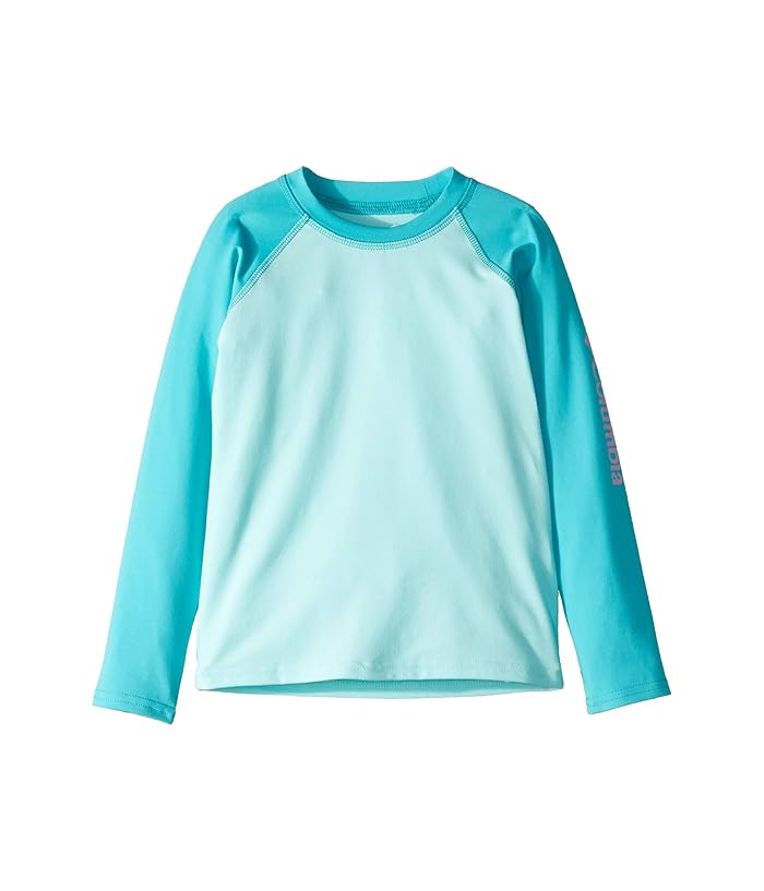Columbia Kids  Sandy Shorestm Long Sleeve Sunguard (Toddler) (Gulf Stream/Geyser/Orchid) Girls Long Sleeve Pullover