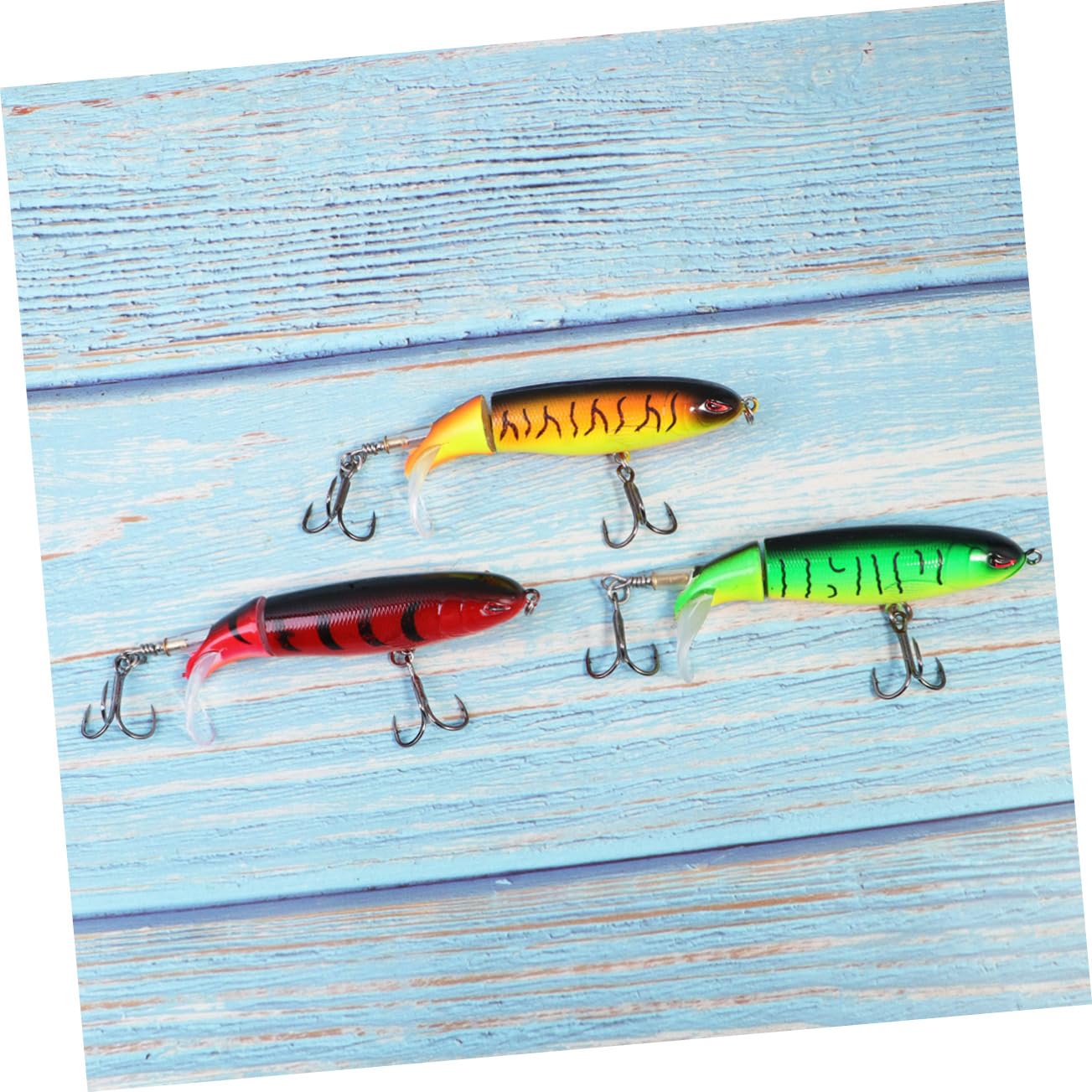 BESPORTBLE Esche da Pesca con da 6 Pezzi Esche da Pesca con Occhi 3D Esche Bioniche Realistiche