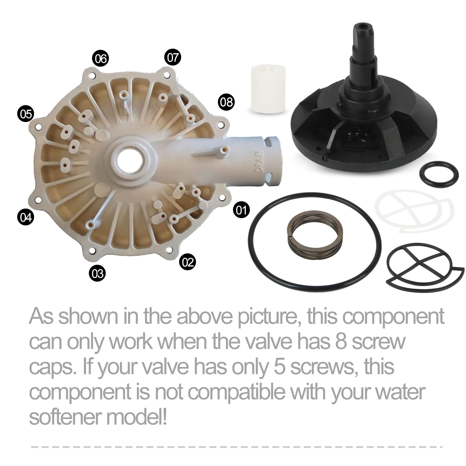Amazon.com: New Upgraded 7257535 Water Softener Standard Valve 