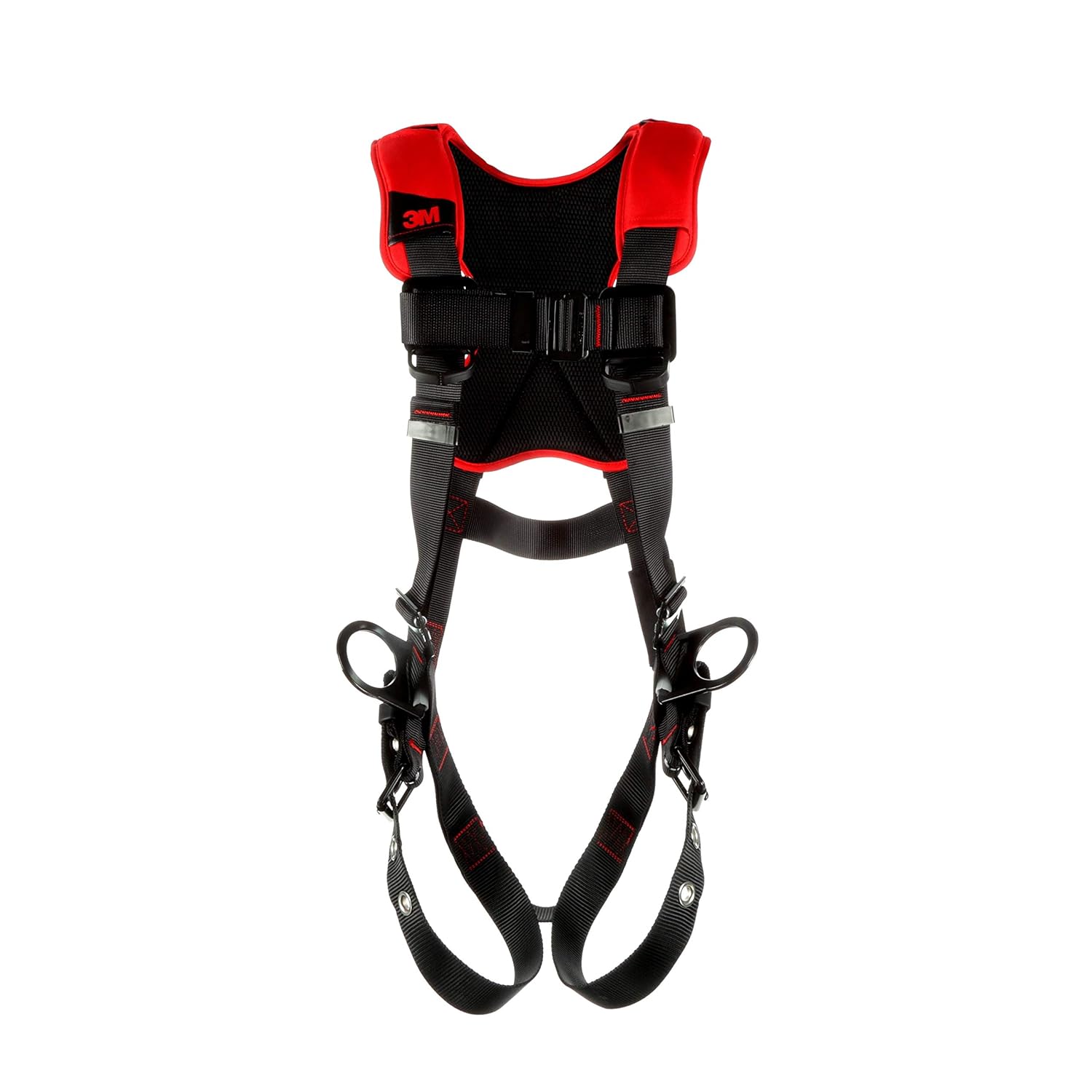 3M Protecta Comfort Vest-Style Positioning Harness 1161416, Black, 2X-Large, 1 Ea/Case