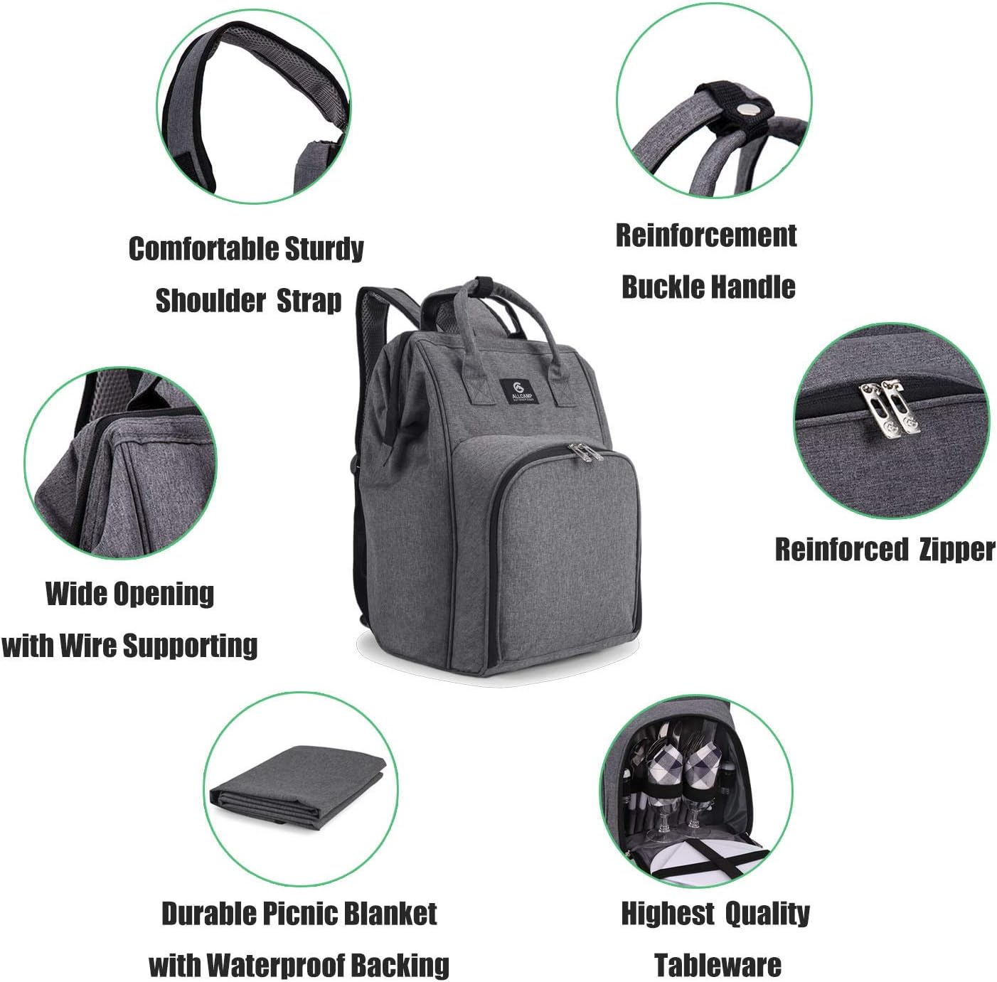 allcamp picnic backpack