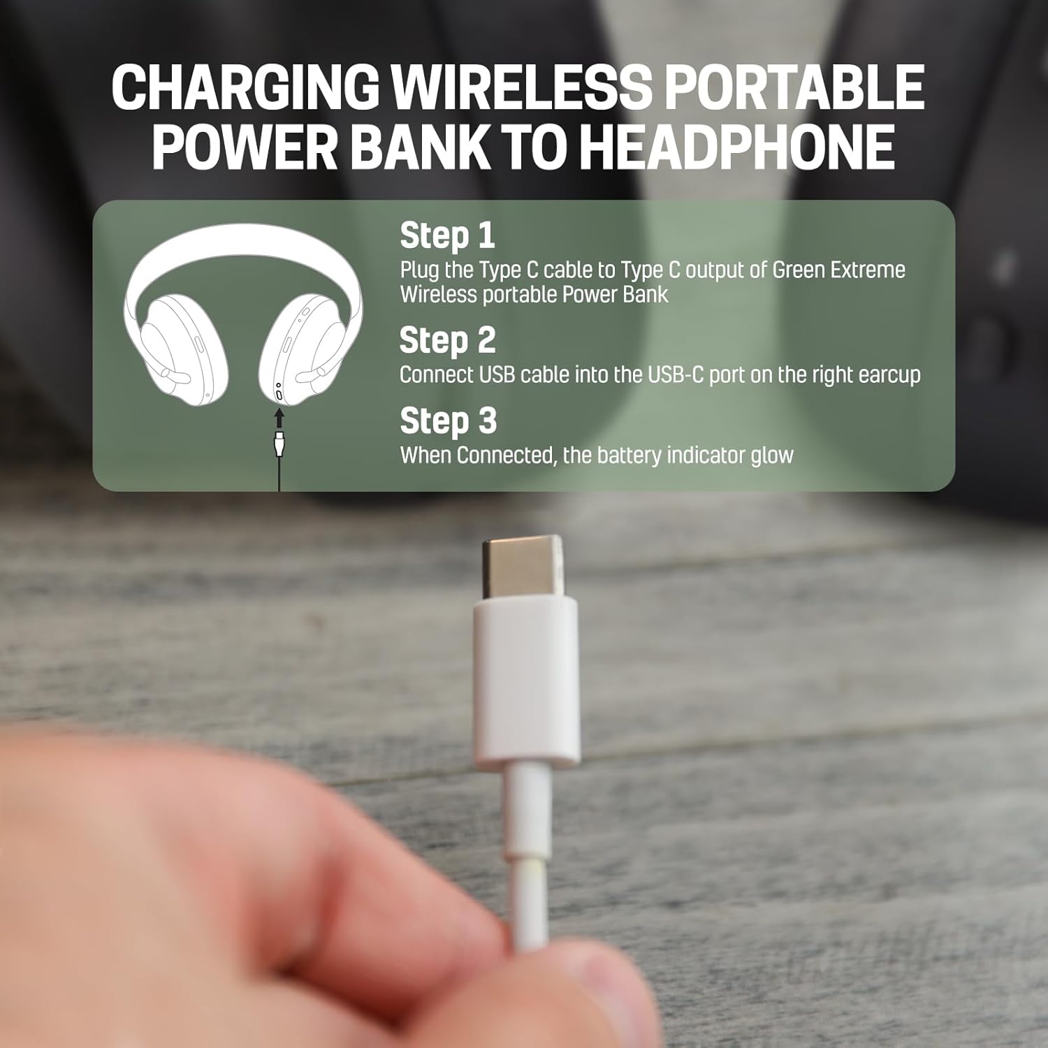 Bose New Ultra Open Earbuds with Immersive Audio, Open Ear Wireless Clip on Earbuds for Comfort, OpenAudio for Awareness, Up to 48 Hours of Battery Life with Green Extreme Portable Charger