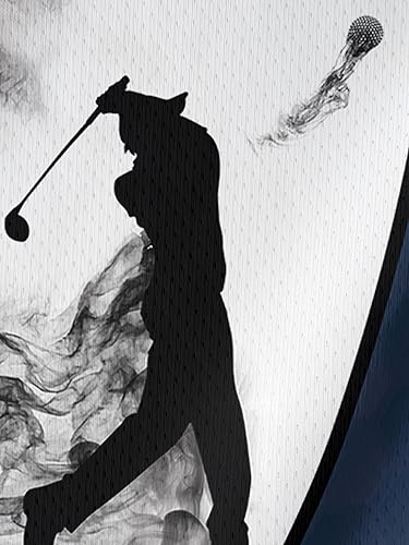 Miniatura 5 de HIVICHI Divertidas camisas de golf para hombre, diseño de estampado loco, colorido, salvaje, novedoso, que absorbe la humedad, polo para hombre