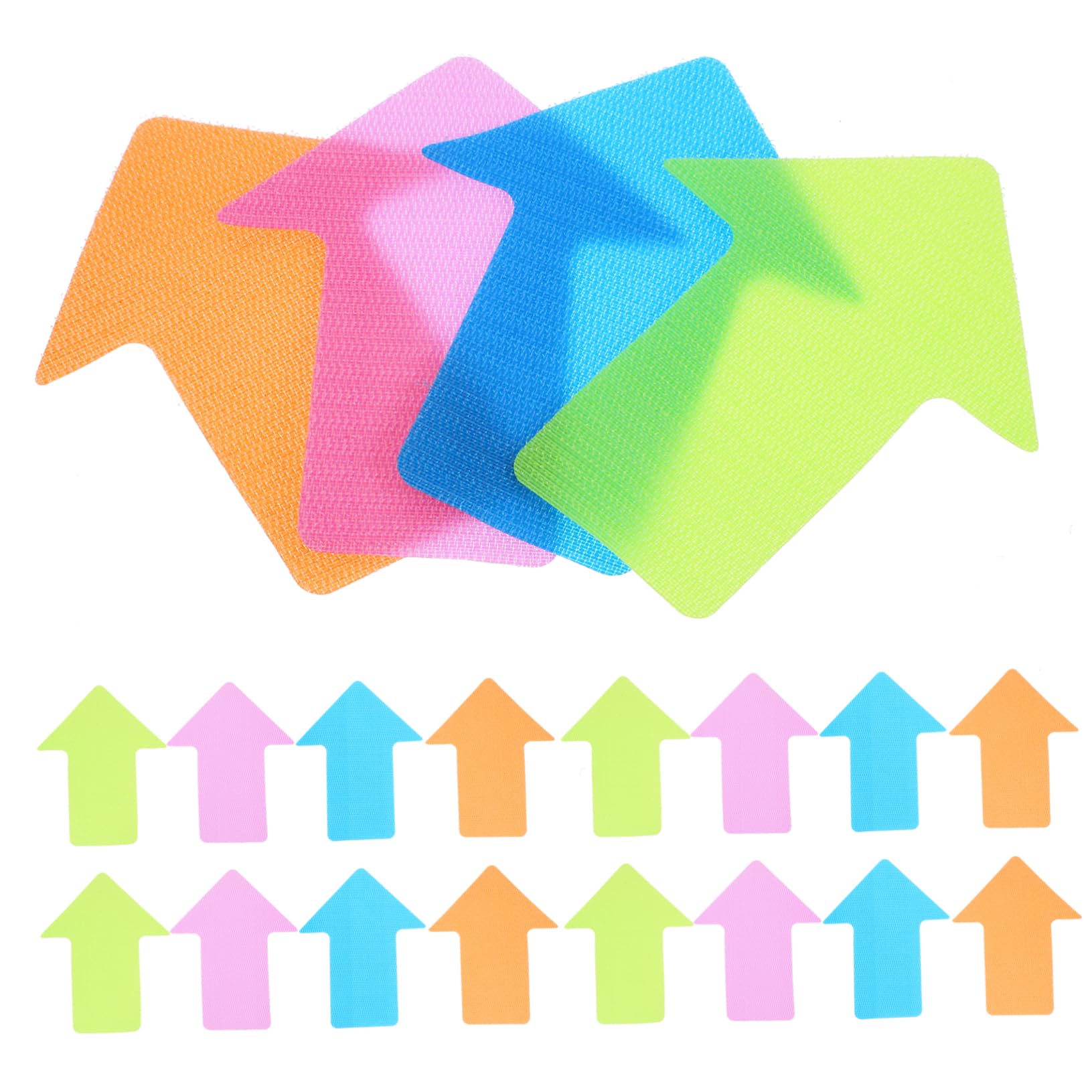 Angoily 24pcs Carpet Markers Dots for Classroom Colored Numbered Carpet Dots Floor Spots for Classroom Floor Dots Squares School Strips Poly Markers for Classroom Rug Marking Nylon