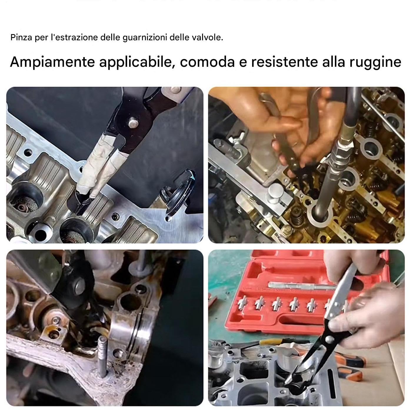 Strumento Per La Rimozione Della Guarnizione - Morsetto Per Pinza Per Paraolio Della Valvola Del Motore, Strumento Di Estrazione Di Precisione | Accessorio Di Riparazione Per Officina All'aperto Per C