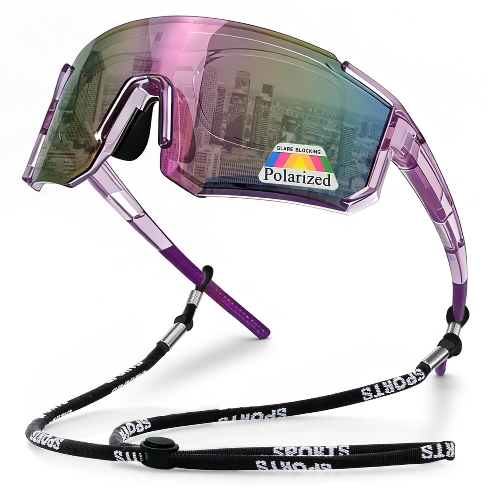 Polaryzacyjne sportowe okulary przeciwsłoneczne dla mężczyzn i kobiet: ochrona UV400 bieganie jazda na rowerze wędkarstwo baseball okulary przeciwsłoneczne TAC