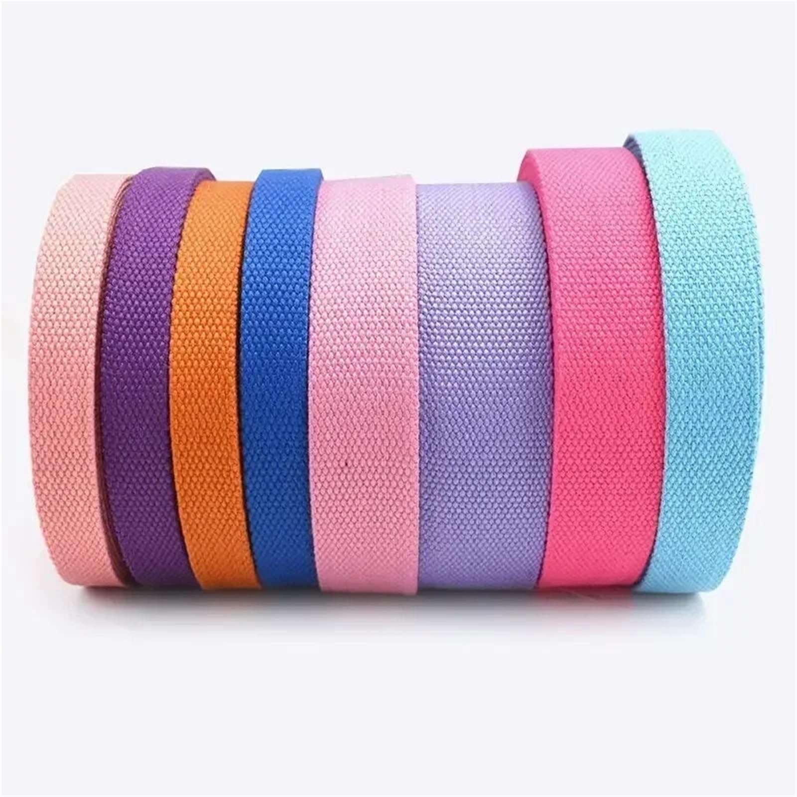 Cinta De Algodón Cintas de correas algodón 8 metros, 20-50mm, 2mm espesor, cintas lona for coser ropa, cinturón, bolsos DIY, accesorios correa(19DarkBlue,50mm)