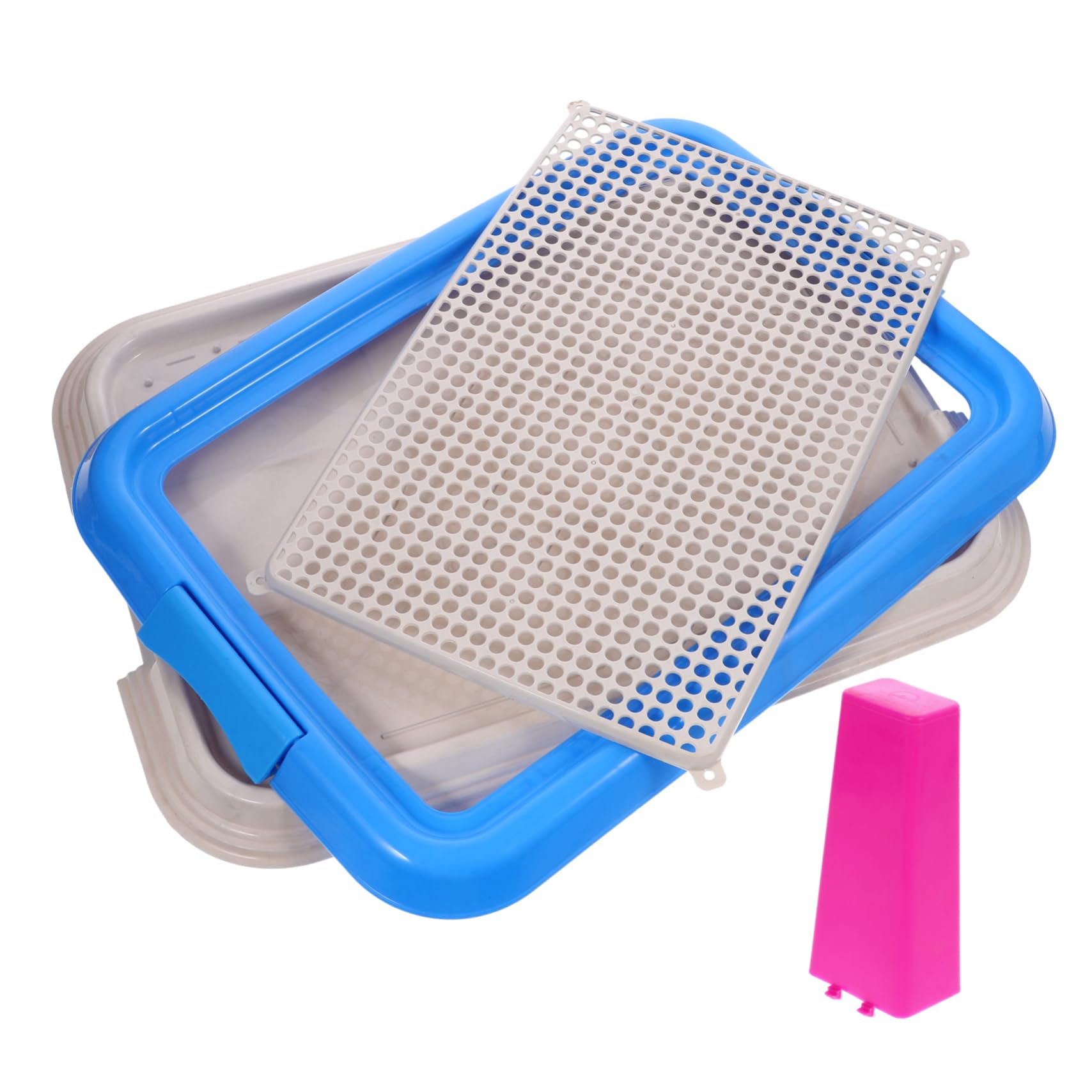 HANABASS Dog Toilet Puppy Training Indoor Pet Potty Grid Design Easy Random Color