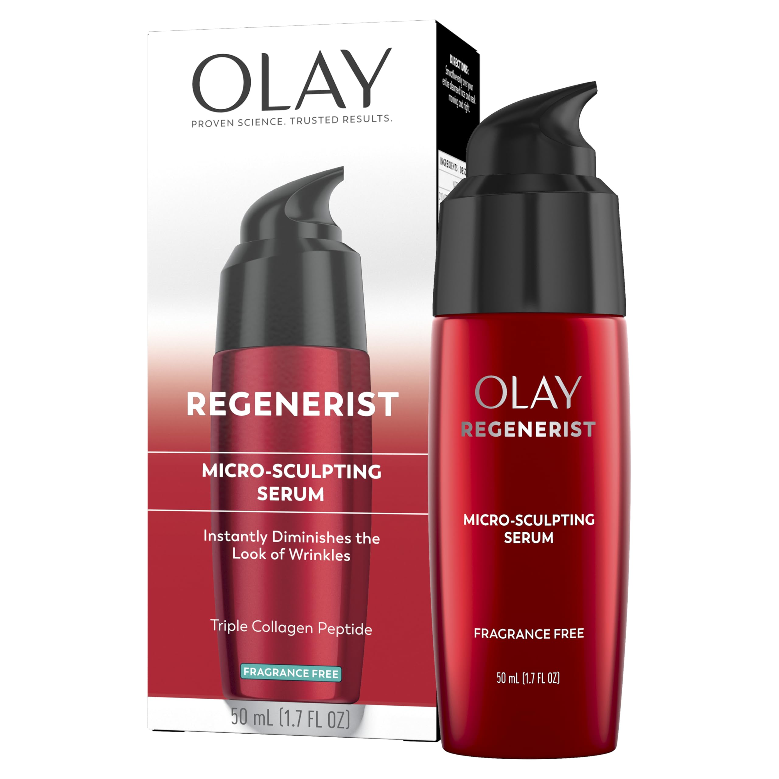 Olay Regenerist Micro-Sculpting Facial Serum Fragrance Free 1.7 Fl Oz by Olay
