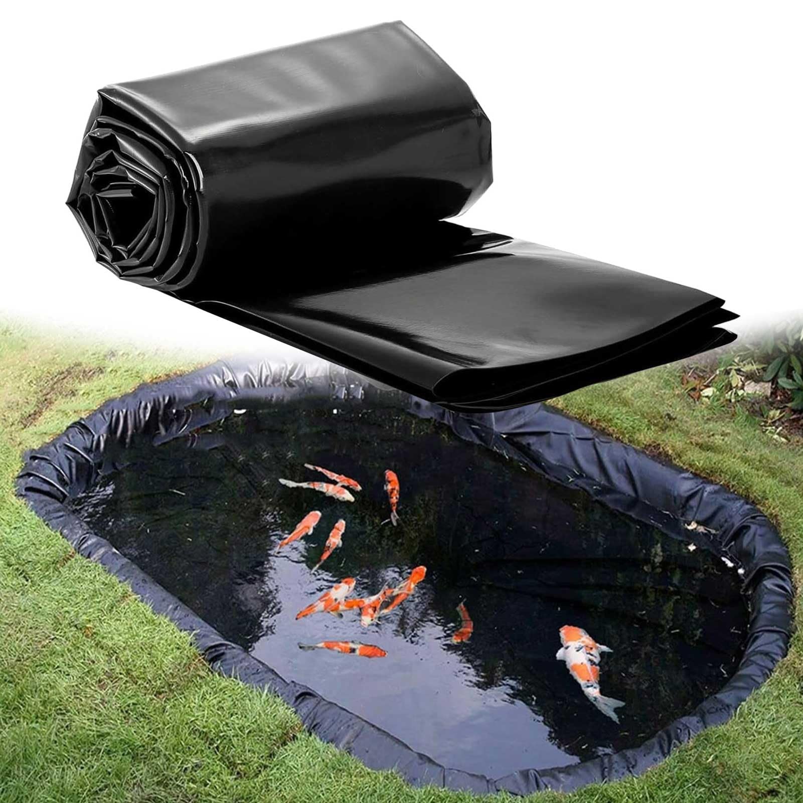 Bâche bassin 5x10m noire extérieure imperméable
