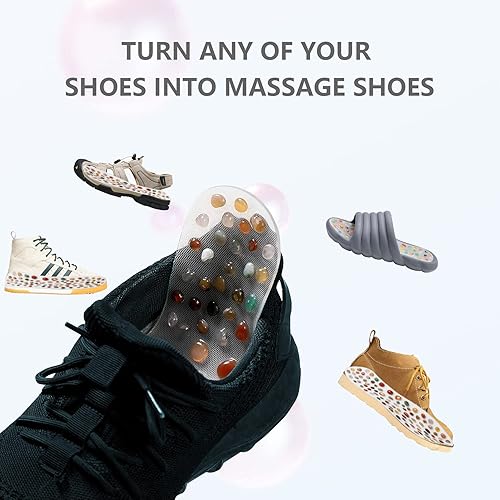 Miniatura 4 de BYRIVER Acupuncture Tools - Plantilla para tapete de masaje de pies, para hombres y mujeres, masajeador de pies planos, estimulación de puntos de