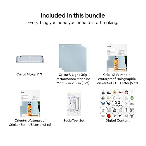 Miniatura 4 de Cricut Maker 3  Paquete de iniciación de pegatinas