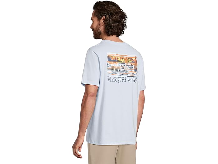 Dockside Autumn Wakes Short-sleeve Pocket Tee - Image 1