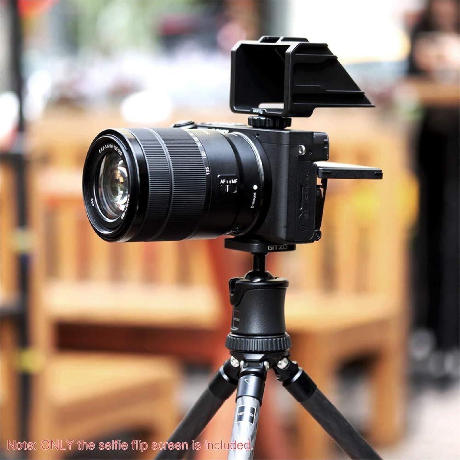Teleprompter, 2 Stücke Teleprompter Selfie Flip Screen Mit Kalten Schuh Für Spiegellose Kameras Für Foto Studio Fotografie Zubehör für Live-Streaming
