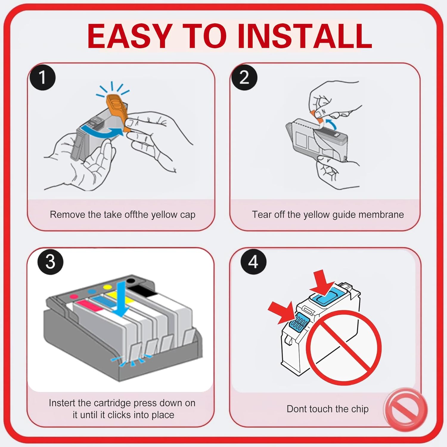 PGI-280 XXL/CLI-281 XXL Ink Cartridge 5 Color Value Pack Replacement for Canon 280 281 Ink Cartridges Compatible with Printer TR8520 TR8620 TR7520 TR8600 TS6120 TS6220 TS9120