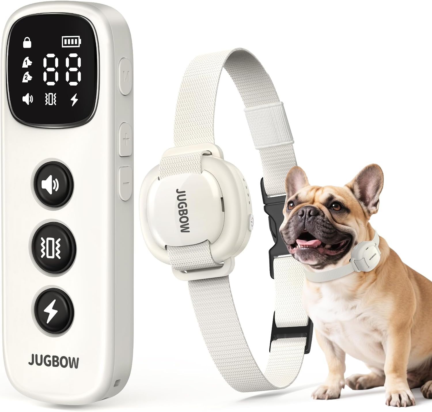 Jugbow Shock Collar for Small Dogs - 4200FT Dog Training Collar with Remote for 5-30lbs Mini Small Dogs