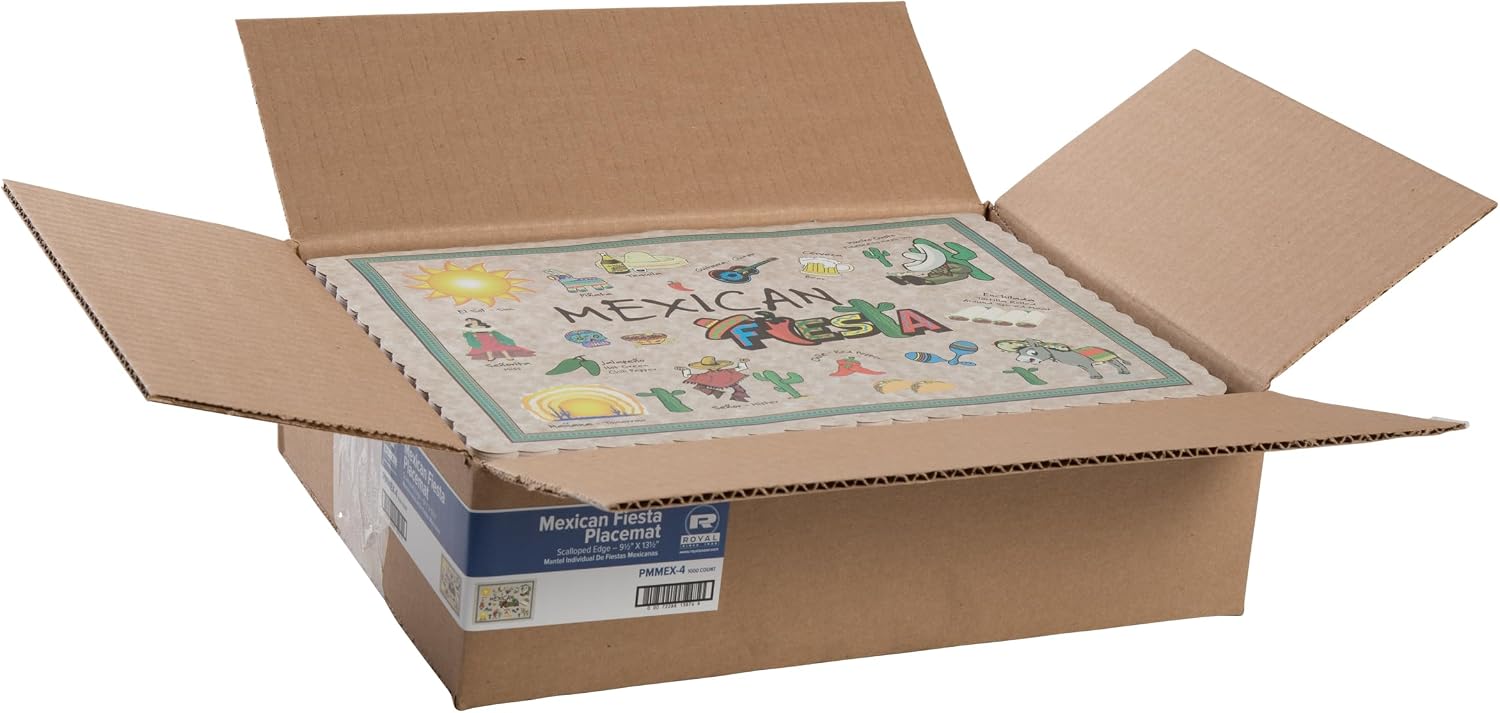 Royal Mexican Fiesta Placemats, Package of 1000