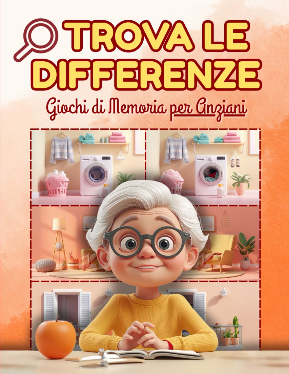 Trova le Differenze - Giochi di Memoria per Anziani e Adulti Senior: Puzzle Illustrati in Grande Formato con Differenze Facili da Individuare per ... e Allenamento Cognitivo per il Relax