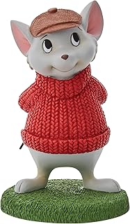 Enesco Disney Showcase The Rescuers Bernard Miniature Figurine, 3.5 Inch, Multicolor