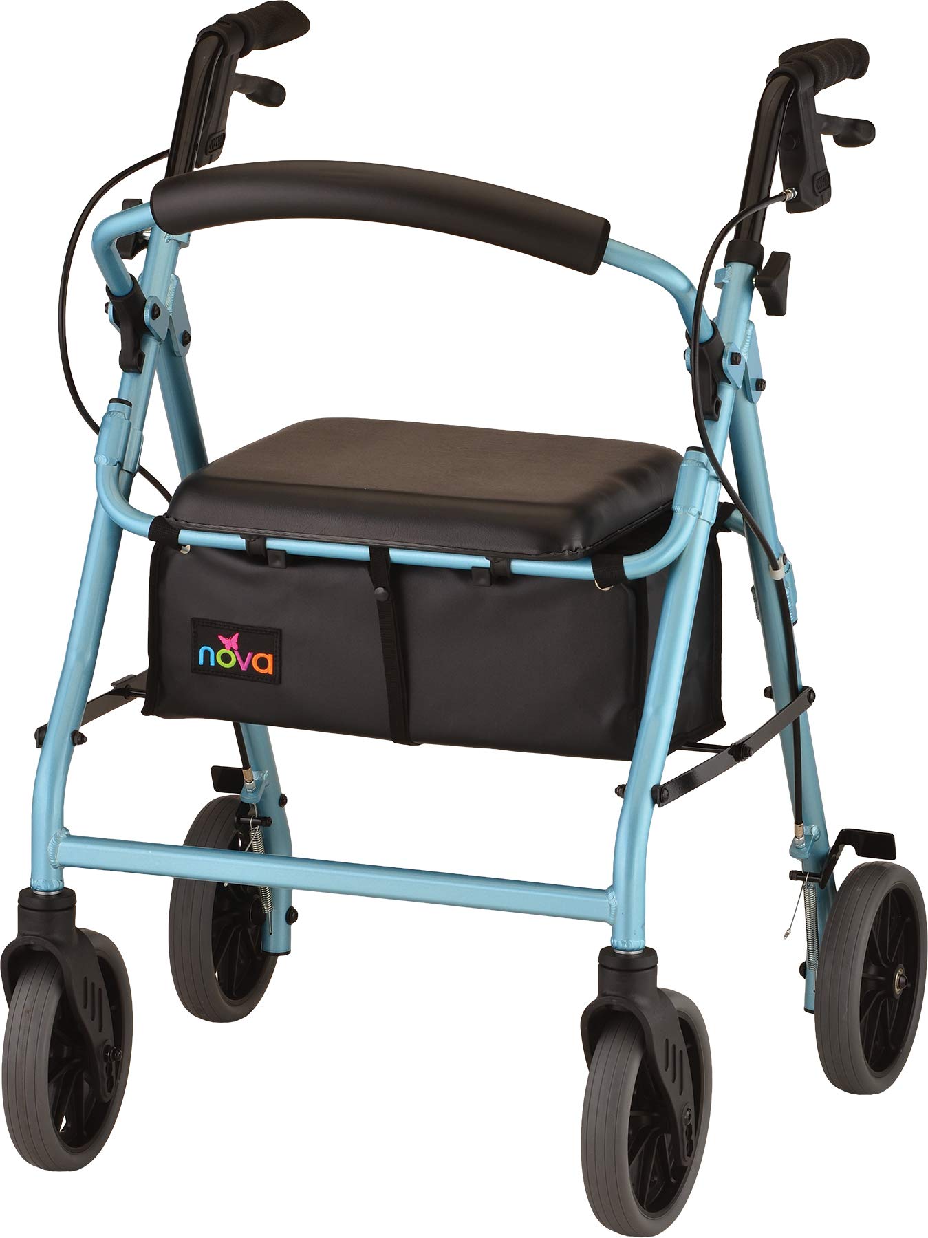 Amazon.com: NOVA Zoom 22 Rollator Walker for Seniors, Rolling