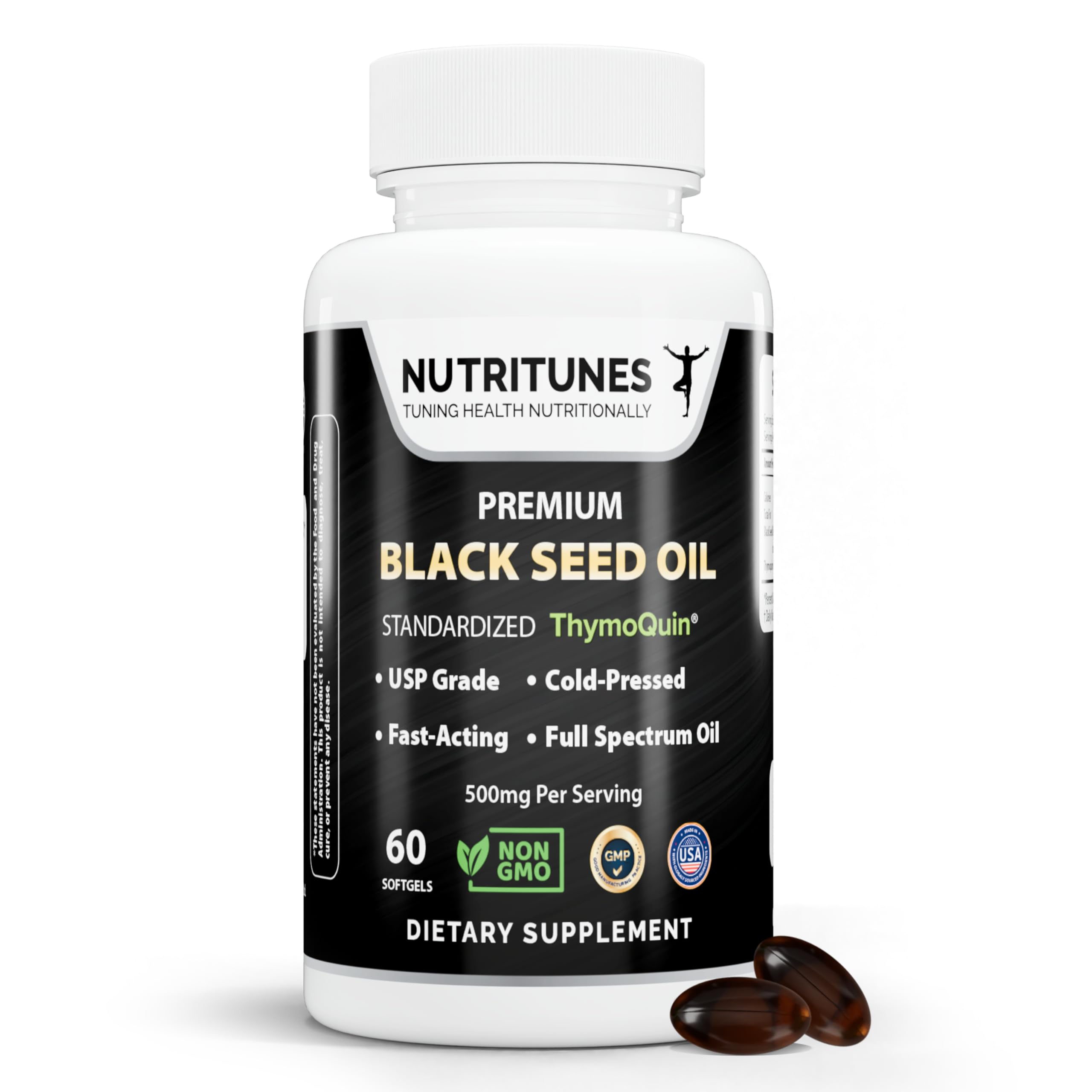 Black Seed Oil ThymoQuin - 60 Softgels Regular