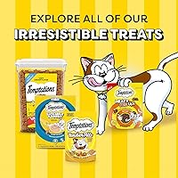 Vista 10 de Temptations Cucharadas para lamer para gatos adultos, comida húmeda, 24 cucharadas, paquete variado