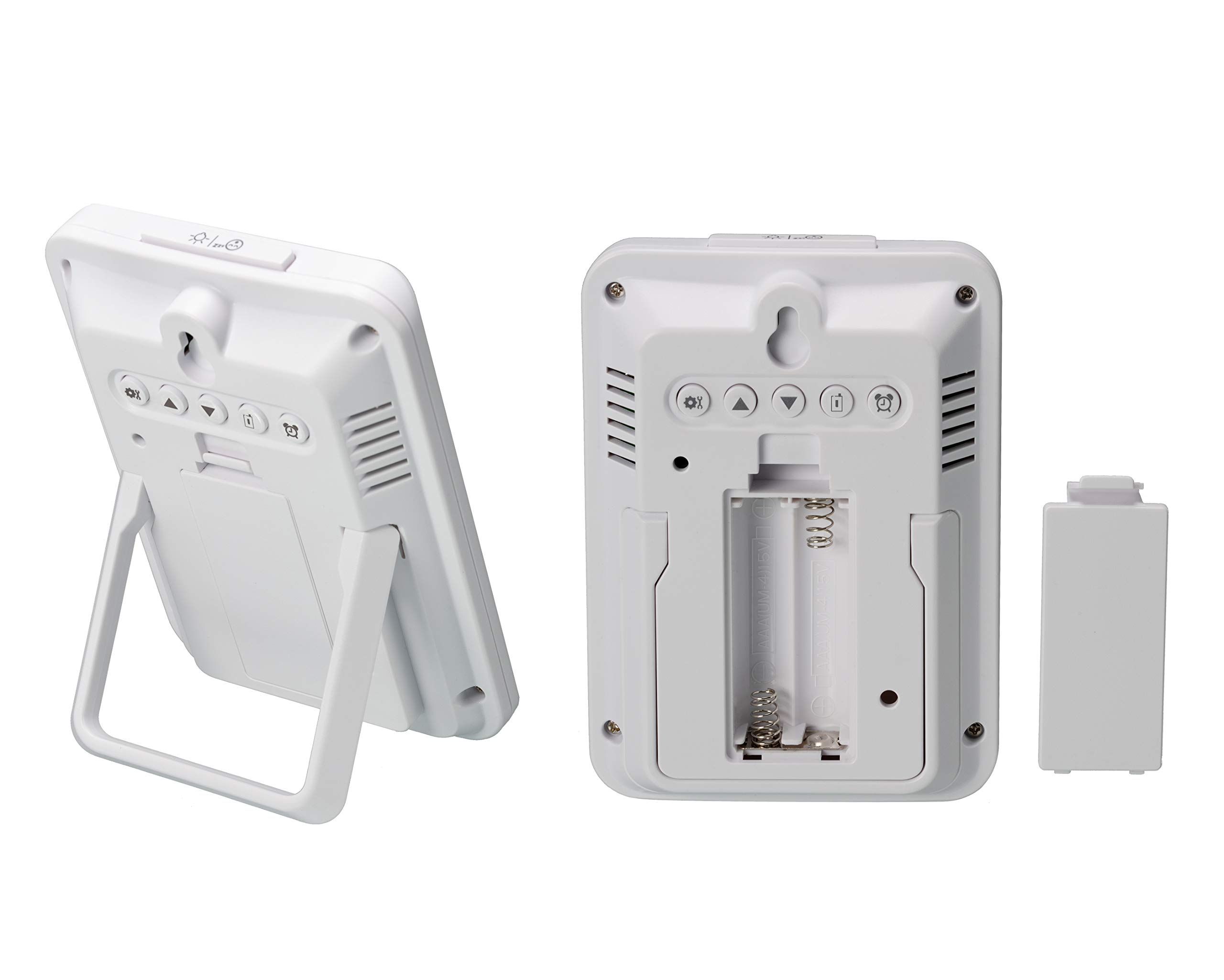 BRESSER ClimaTemp IO Jumbo - Set termometro Wireless con 2 stazioni e 3 trasmettitori per Temperatura e umidità