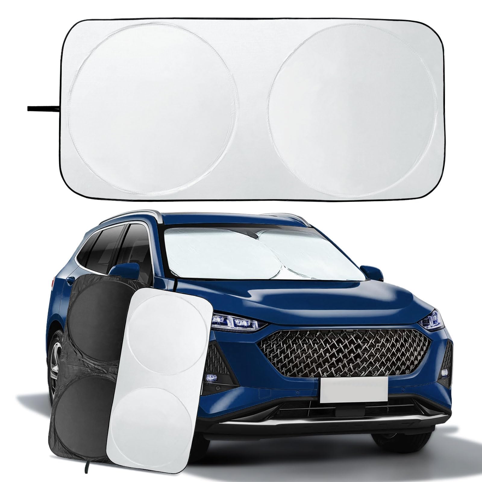 KLYOUENZX for Jeep Compass MP 2017-2025 Car Windscreen Sun Shade