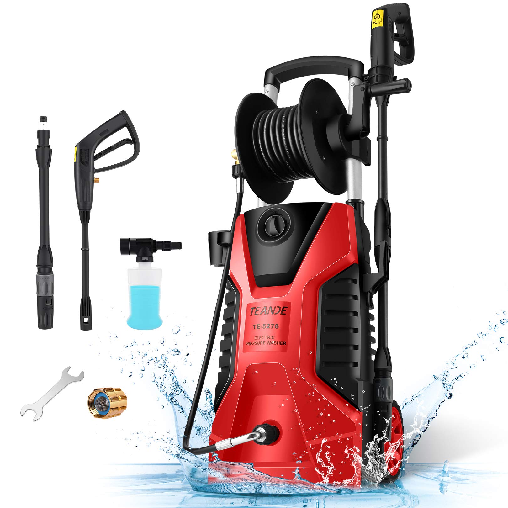 TEANDE 2.2GPM Pressure Washer 2000W Electric Pressure Washer Power