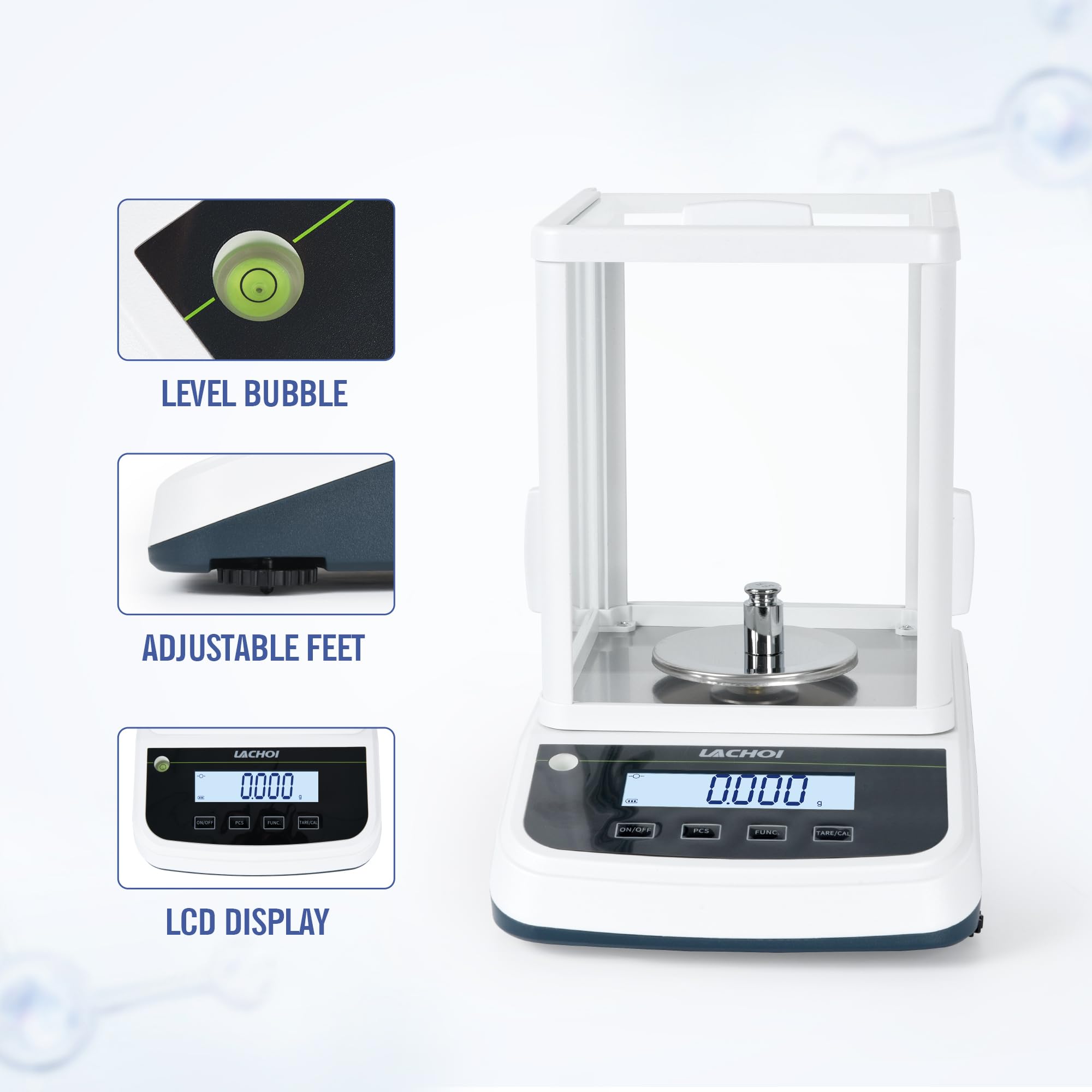 Lab Analytical Balance - 0.001g Precision Scale -6 Lab Analytical Balance - 0.001g Precision Scale -6