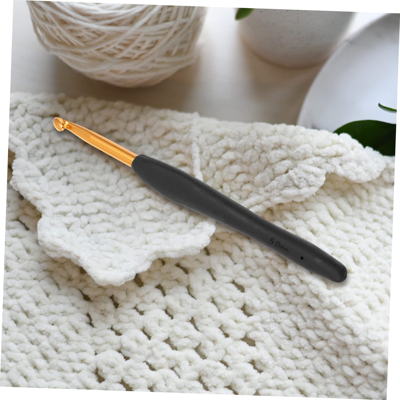 SHINEOFI 5 Juegos ganchillo pañuelos fular pamelas calcetines ganchillos crochet aguja enhebrar cuentas patas tejeduría kit de crochet para principiantes gancho de crochet aluminio
