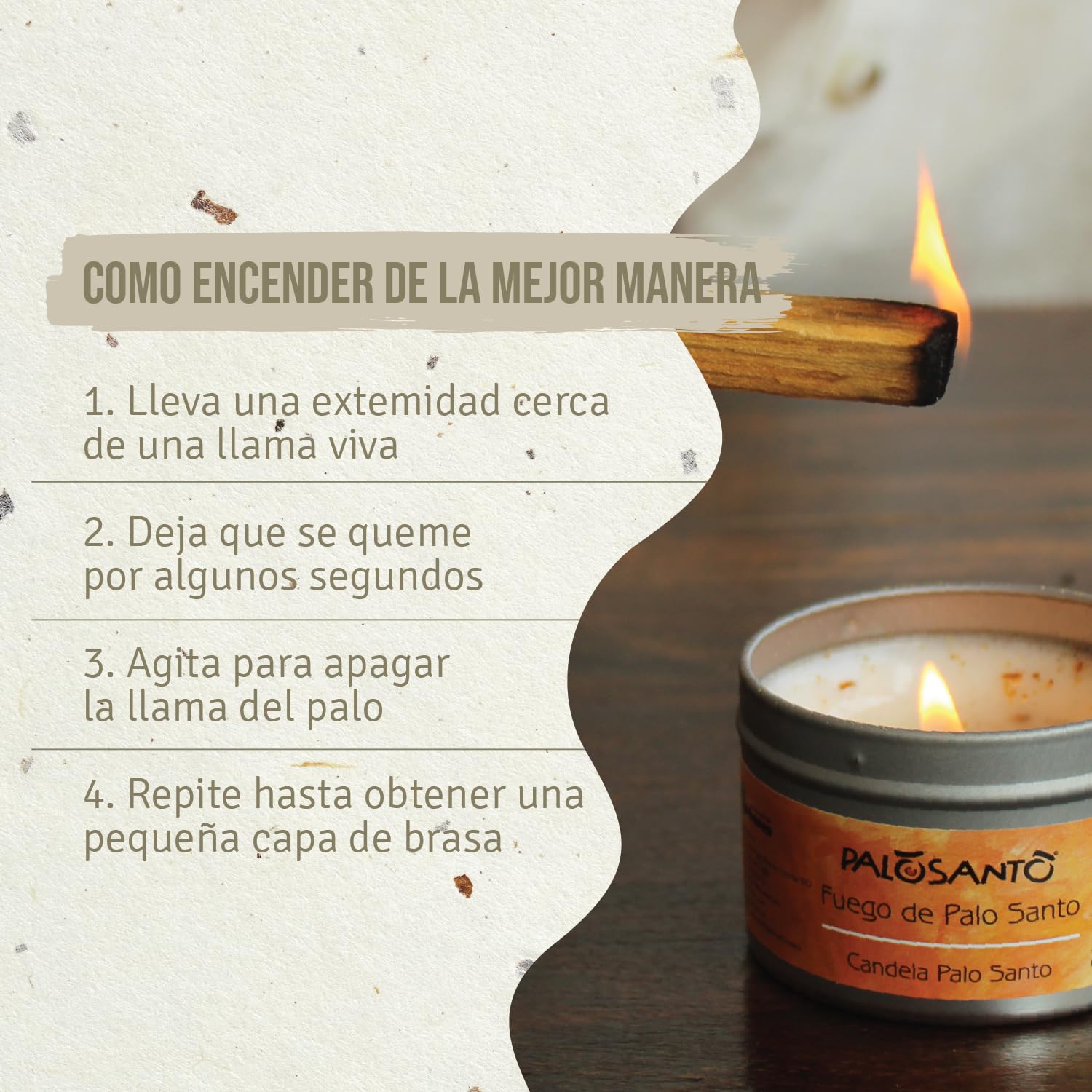 Palo santo, envase ahorro
