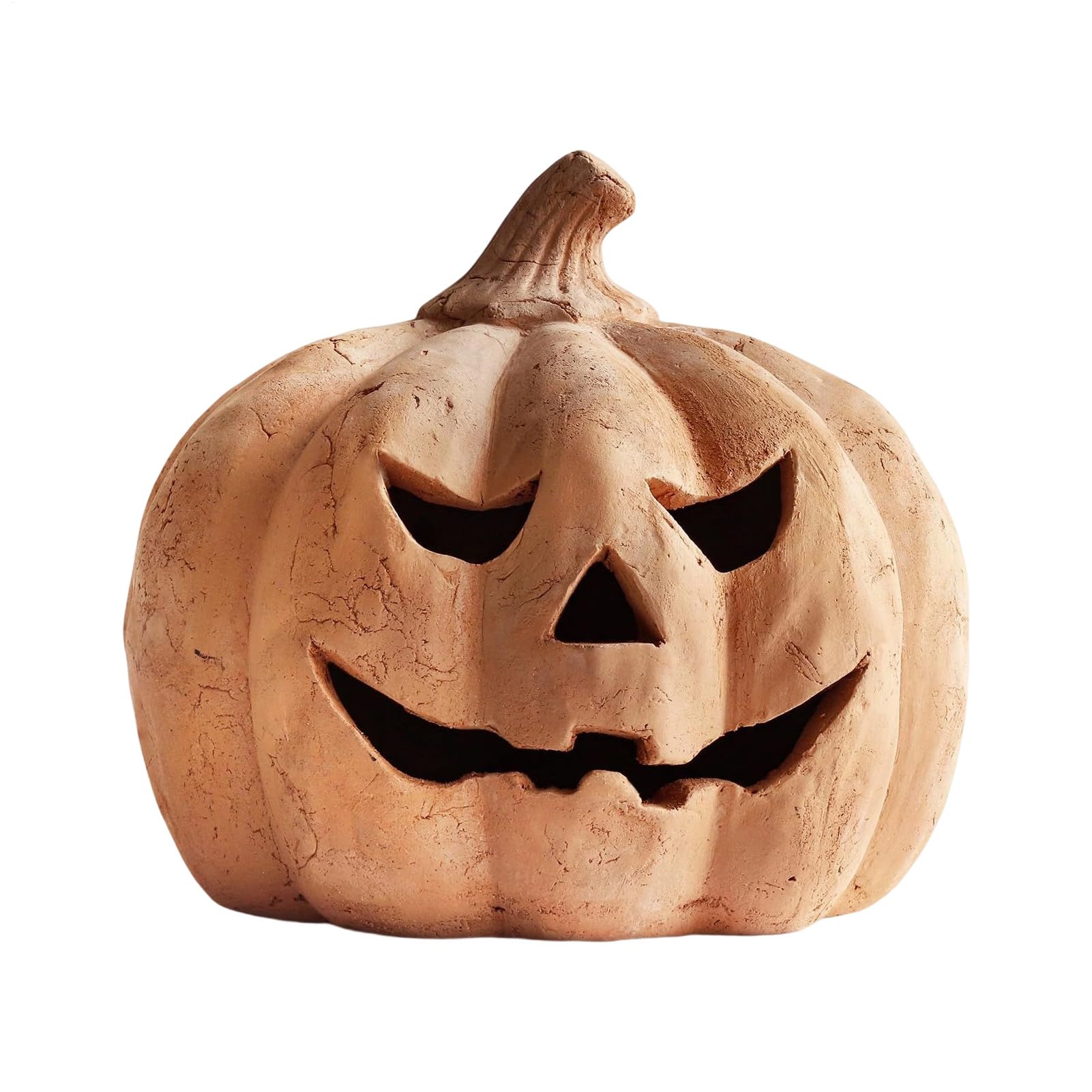 Halloween Pumpkin Jack O Lantern, Pumpkin Statue Halloween Table Decor, Cute Flameless Lamps For Garden Decorating Home Lawn Outdoor Party Front Door Porch Indoor