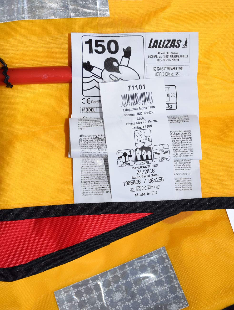 Lalizas Alpha Rettungsweste