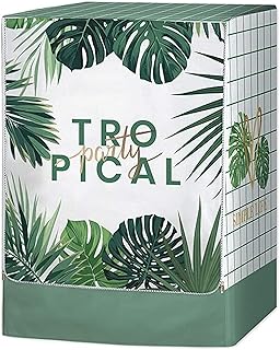 Housse pour Lave-Linge, Housse pour sèche-Linge à Chargement Frontal Housse pour Lave-Linge Domestique à Tambour, antipoussière, Confortable et résistante à l'usure, Housse de Protection imperméable