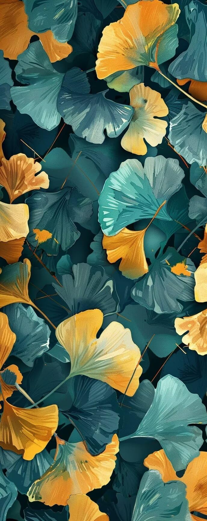 Pintar por Numeros Ginkgo Biloba Pintar por Numeros Adultos 50x120 cm Sin Marco, Lienzos Numerados para Pintar por Numeros Niños DIY Kit de Pintura por Numeros con 3 Pinceles, Hogar Decoración yf154