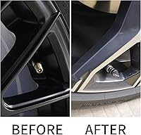 Vista 3 de SINGARO Tapones para válvulas de neumáticos de automóvil, 4 piezas de accesorios universales de aleación de aluminio, cubiertas de neumáticos